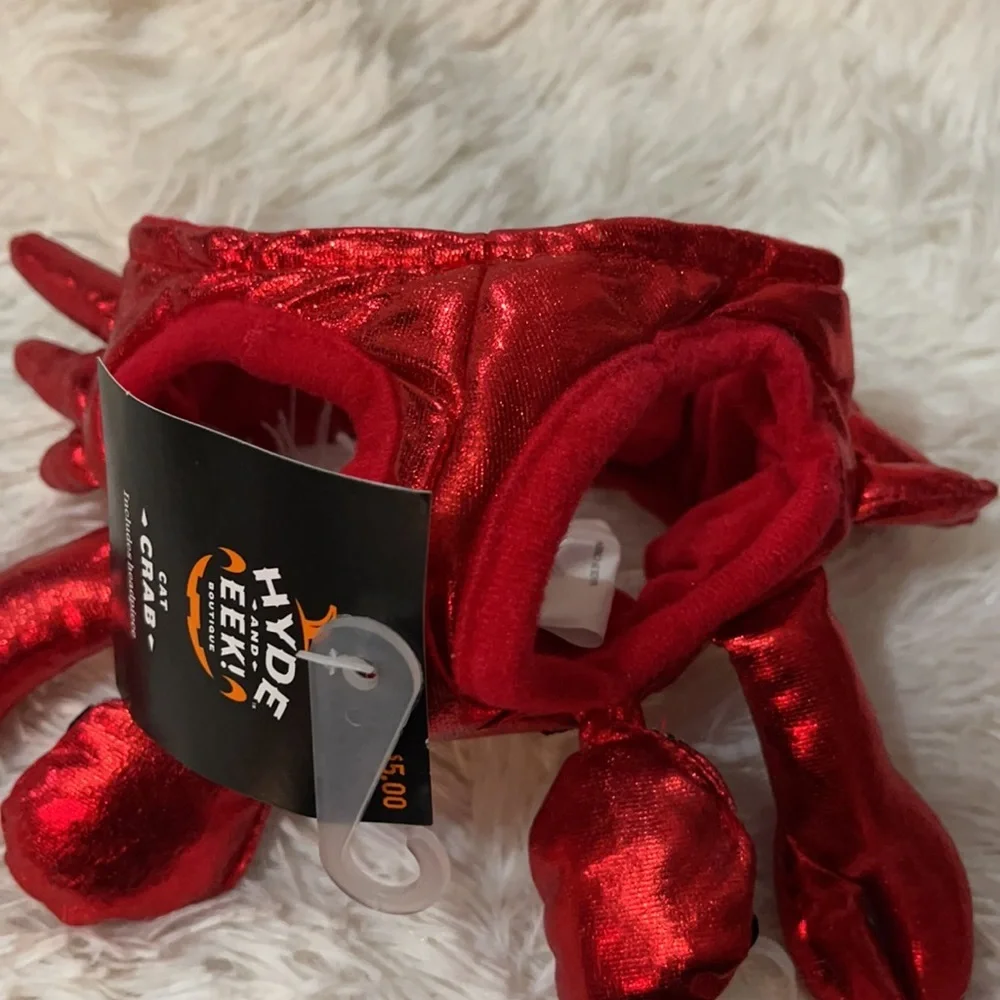 6/$20 New Cat Crab headpiece - Halloween